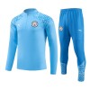 Manchester City Training Sweatshirts Quarter-zip 2023-24 Blaue Für Herren